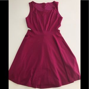 Cocolove button back Cutout sides dress new nwt l